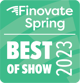 Finovate Spring Best of Show badge
